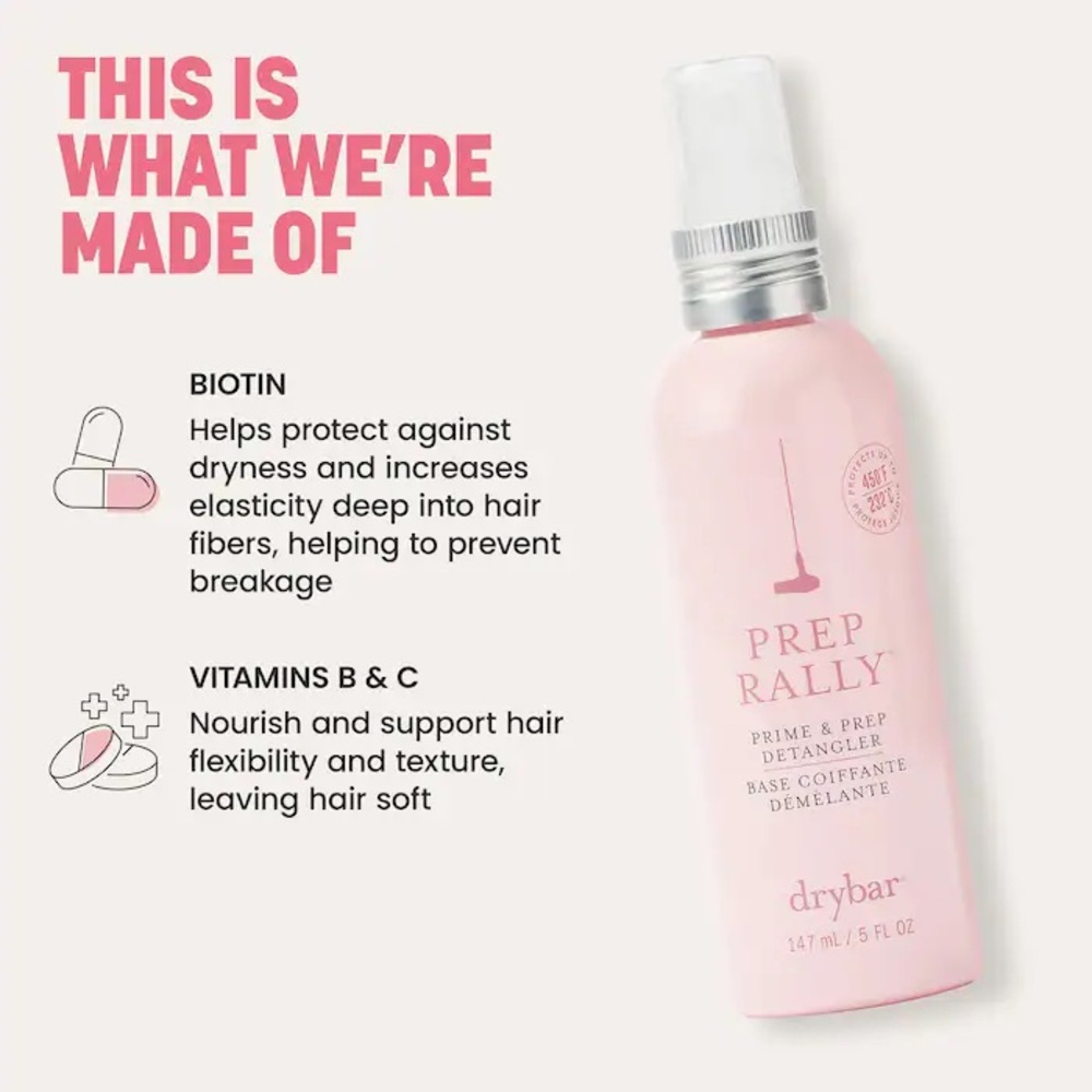 Drybar Prep Rally Prime & Prep Detangler - Picture 4 of 4